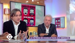 Riss, le patron de Charlie face aux menaces - C à Vous - 10/11/2017