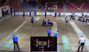 Premier tour, tir rapide en double, Club Elite Masculin J4, Saint-Vulbas contre Aix-les-Bains, novembre 2017