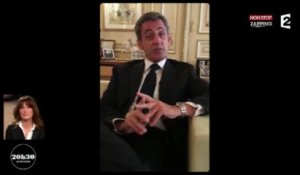 Carla Bruni en larmes et touchée par le message de Nicolas Sarkozy (vidéo)