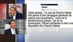 "C'est un appel au meurtre" : Manuel Valls dénonce la phrase d'Edwy Plenel sur la une de Charlie Hebdo