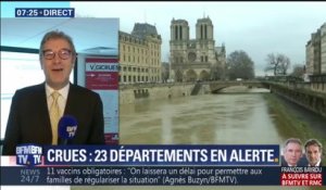 Inondations: "L'inquiétude est à Paris", assure François Duquesne, reponsable de Vigicrues