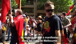 Australie: manifestation contre la "Journée de l'invasion"