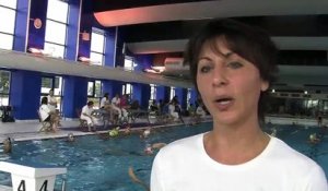 Sandy Ballochi, entraîneur et présidente du club martégal de natation synchronisée