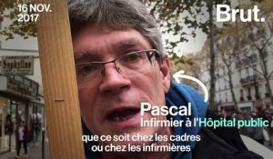 Pascal, infirmier à l'hôpital public, dénonce l'évolution des conditions de travail