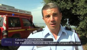Sapeurs pompiers volontaires : la réaction du colonel Richard Vignon (vidéo)