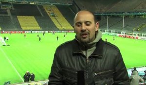 Karim Attab et François Déléna au Signal Iduna Park de Dortmund
