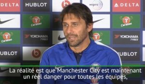 Chelsea - Conte : "Manchester City, un danger pour toutes les équipes dans le monde"