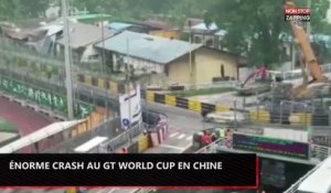 Grand Prix de Macao en Chine : Énorme carambolage sur le circuit ! (vidéo)