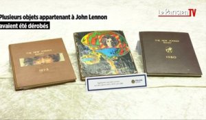 Le dernier journal intime de John Lennon, volé en 2006, retrouvé à Berlin