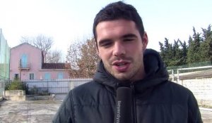 Le milieu de terrain du FC Martigues Aléxis Lafon qui évoque son retour à Créteil