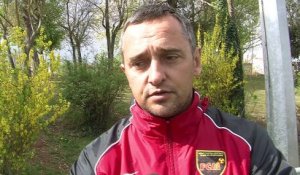 L'entraîneur du FC Martigues Jean-Luc Vannuchi