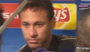 Neymar s’énerve quand un journaliste lui parle du Real Madrid (Vidéo)