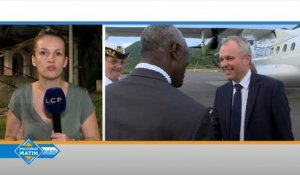 Ouragan Irma : le président de l'Assemblée nationale en visite à Saint-Martin
