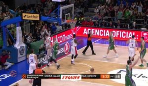 Basket - Euroligue (H) : Le CSKA repart de l'avant en battant Malaga
