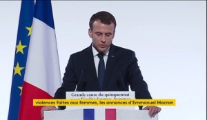 Emmanuel Macron fait observer une minute de silence pour les 123 femmes tuées par leur conjoint en 2016