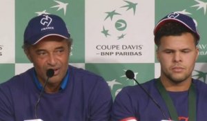 Tennis - Coupe Davis - Finale : Noah «J'ai encore beaucoup de gens à décevoir»