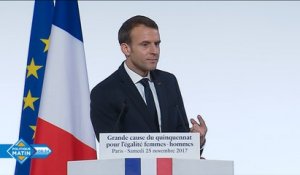 Emmanuel Macron veut faire de l'égalité femmes-hommes "grande cause du quinquennat"