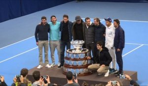 Coupe Davis: retour de l'équipe de France à Paris