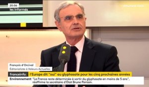 François d'Orcival (Valeurs actuelles) : la décision d'Emmanuel Macron sur le glyphosate "défend la souveraineté française"