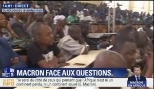 Burkina Faso: Macron renvoie les étudiants vers leur président pour les coupures d'électricité