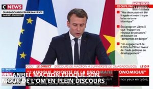 Quand Emmanuel Macron évoque son amour de l’OM en plein discours en Afrique (Vidéo)