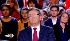 "L'émission politique" : Violent clash entre Jean-Luc Mélenchon et Nathalie Saint-Cricq