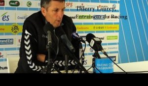 Thierry Laurey évoque le match Racing-PSG