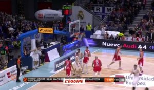 Basket - Euroligue (H) : L'Etoile rouge brille à Madrid