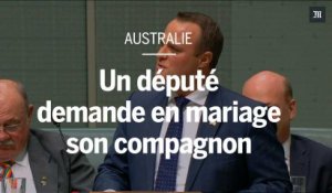 Un député australien demande en mariage son compagnon