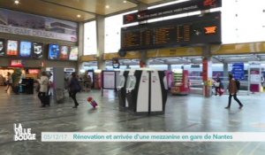 Rénovation et arrivée d'une mezzanine en gare de Nantes