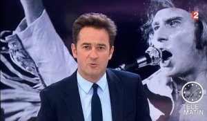 Dans Télématin, Hugues Auffray réagit à la mort de son ami Johnny Hallyday - Regardez