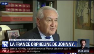 Mort de Johnny Hallyday: Jean-Pierre Raffarin salue "sa générosité humaine et vitale"