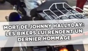 Mort de Johnny Hallyday: Les bikers rendent hommage au chanteur