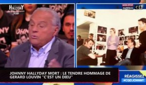 Johnny Hallyday mort : Le tendre hommage de Gérard Louvin "C'est un Dieu" (vidéo)