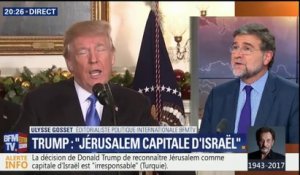 Ce qu'il faut savoir de la reconnaissance par Trump de Jérusalem comme capitale d'Israël par Trump