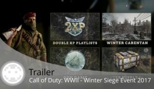 Trailer - Call of Duty: WWII - Gun Game et Events de Noël 2017 !