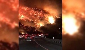 Los Angeles menacée par un incendie géant : 200.000 personnes évacuées