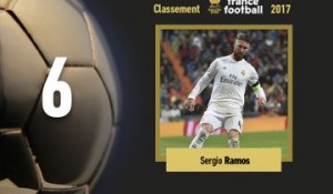 Foot - Ballon d'Or 2017 : Sergio Ramos 6e