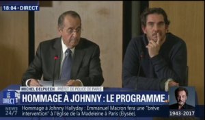 "Entre l’Arc de triomphe et la Madeleine, l’hommage populaire rendu samedi à Johnny sera à la mesure de l’émotion", dit le préfet de police