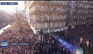 Hommage à Johnny Hallyday: La cérémonie religieuse commence