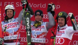 Interview - VICTOIRE d'Alexis Pinturault sur le Slalom Géant de Val d'Isere - Vidéo FFS/Eurosport