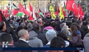 Paris : manifestations "pro" et "anti" Netanyahou