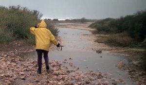 Les curieux se sont pressés à Carro pour contempler la mer déchaînées. Prudence !