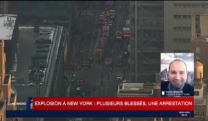 Explosion à New York: plusieurs blessés, une arrestation