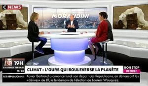 Natacha Harry invitée de l'émission "Morandini Live" sur CNews et Non Stop People