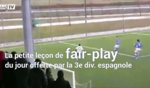 La leçon de fair-play du jour, offerte par la 3e division espagnole