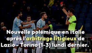 L'arbitrage et la Lazio, la nouvelle polémique