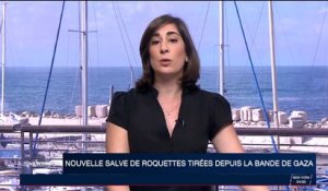 Nouvelle salve de roquettes tirées depuis la bande de Gaza