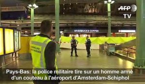 Pays-Bas:la police militaire tire sur un homme armé d'un couteau