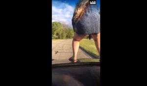 Quand un Twerk ridicule termine mal... pour la voiture !